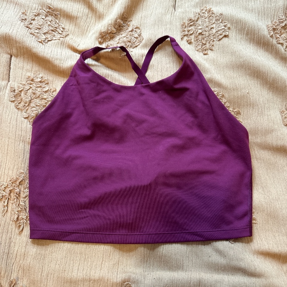 GapFit maroon sports bra